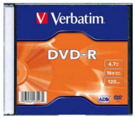 Płyta VERBATIM DVD-R Matt Silver