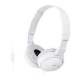 Słuchawki nauszne SONY MDRZX110APW z mikrofonem Biały w MediaExpert