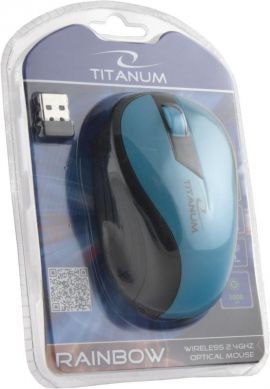 Mysz TITANUM TM114T Rainbow Turkusowy w MediaExpert