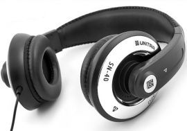 Słuchawki UNITRA SD-40 Czarno-Chromowy
