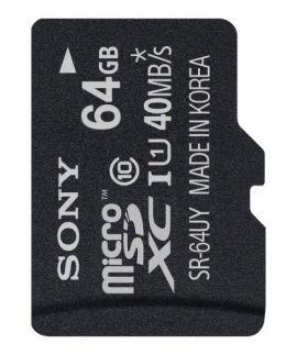 Karta SONY MicroSD 64GB + Adapter SR64UYA
