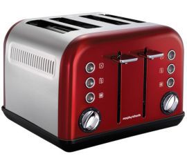 Toster MORPHY RICHARDS Accents Red 242004 Czerwono-srebrny