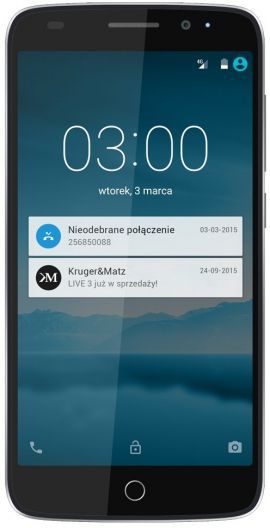Smartfon KRUGER&amp;MATZ Live 3 LTE Grafitowy