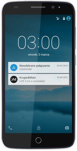 Smartfon KRUGER&amp;MATZ Live 3 LTE Grafitowy w MediaExpert