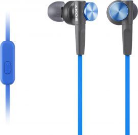 Słuchawki dokanałowe SONY MDRXB50APL.CE7 z mikrofonem Niebieski