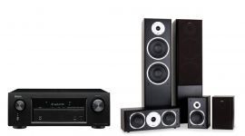 Kino domowe DENON AVR-X520 + Eltax Universe Czarny