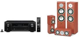 Kino Domowe DENON AVR-X520/UNIVERSE SET Orzech w MediaExpert