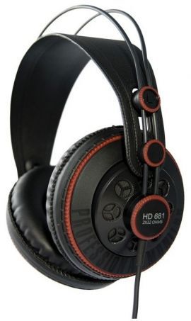 Słuchawki SUPERLUX HD681 Czarno-czerwony