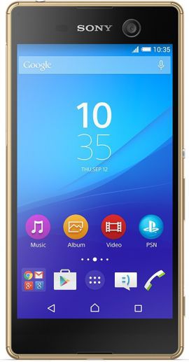 Smartfon SONY Xperia M5 Złoty w MediaExpert