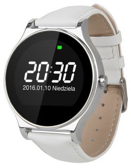 Smartwatch KRUGER&amp;MATZ Style Biały w MediaExpert