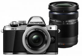 Aparat OLYMPUS E-M10 Mark II Srebrny + Obiektyw EZ-M1442EZ Srebrny + Obiektyw EZ-M4015R Czarny w MediaExpert