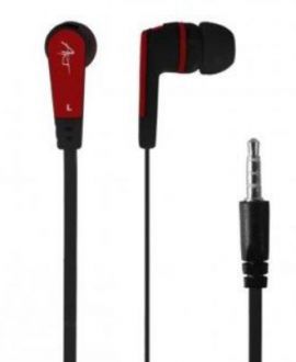 Słuchawki ART S2C Douszne z mikrofonem Czarno-czerwony w MediaExpert