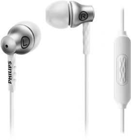 Słuchawki douszne PHILIPS SHE8105SL z mikrofonem Srebrny w MediaExpert