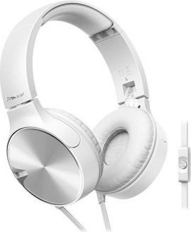 Słuchawki nauszne PIONEER SE-MJ722T-W z mikrofonem Biały