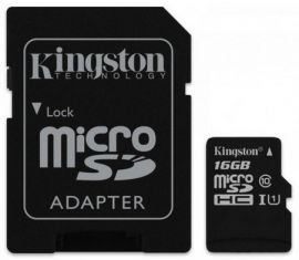 Karta pamięci KINGSTON microSDHC 16 GB + Adapter SD w MediaExpert