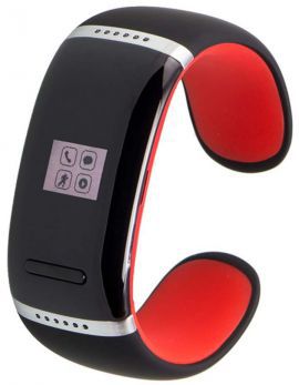 Smartband GARETT Ione Czarno-czerwony