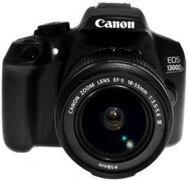 Aparat CANON EOS 1300DC III 18-55 + Obiektyw 75-300 + Plecak + Karta SD 8GB + 100GB Irista