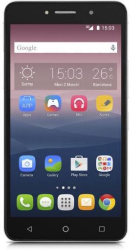 Smartfon ALCATEL Onetouch Pixi 4 (6) Srebrny