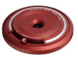 Obiektyw OLYMPUS Body Cap Lens 15 mm f/8.0 Czerwony w MediaExpert
