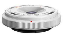 Obiektyw OLYMPUS Body Cap Lens 9 mm f/1.8 Biały