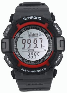 Zegarek sportowy SUNROAD FR712A Czarno-czerwony