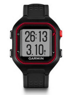 Zegarek sportowy GARMIN Forerunner 25 Czarno-czerwony w MediaExpert