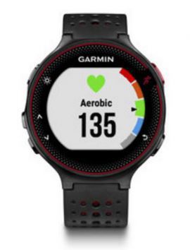 Zegarek sportowy GARMIN Forerunner 235 Czarno-czerwony