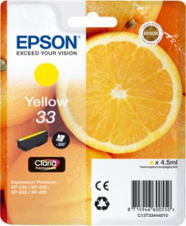 Tusz EPSON Claria Premium T3344 Żółty
