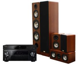 Kino domowe PIONEER VSX531K+BDP180K+TAGA TAV406 Orzech