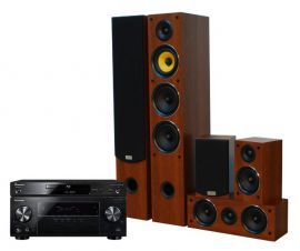 Kino domowe PIONEER VSX531K+BDP100K+TAV506 Orzech