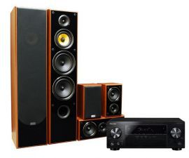 Kino domowe PIONEER VSX531K+BDP180K+TAGA TAV606 Orzech