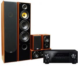 Kino domowe PIONEER VSX330K+TAV606 Orzech w MediaExpert