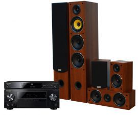 Kino domowe PIONEER VSX330K+BDP100K+TAV506 Orzech