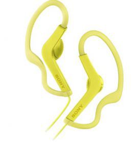 Słuchawki SONY MDRAS210Y Sportowe Żółty