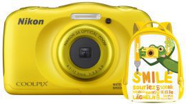 Aparat NIKON Coopix W100 Żółty + Plecak w MediaExpert