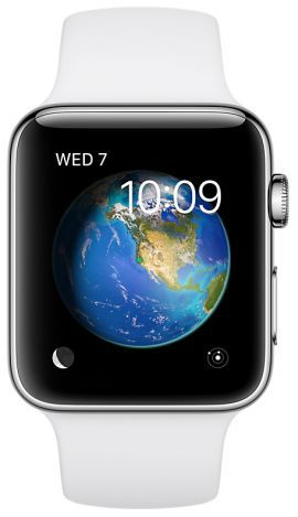 Smartwatch APPLE Watch 2 koperta 42mm (srebrna stal/biały)