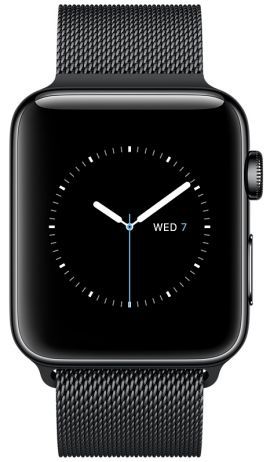 Smartwatch APPLE Watch 2 koperta 42mm (gwiezdna czerń/gwiezdna czerń) w MediaExpert