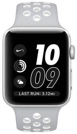 Smartwatch APPLE Watch Nike+ koperta 38mm (srebrny/srebrny)