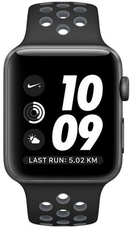 Smartwatch APPLE Watch Nike+ koperta 38mm ( gwiezdna szarość/czarny/chłodna szarość)