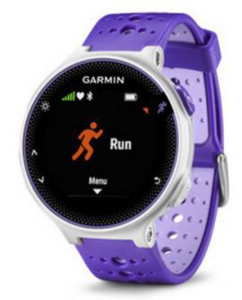 Zegarek sportowy GARMIN Forerunner 230 + HRM Fioletowo-biały