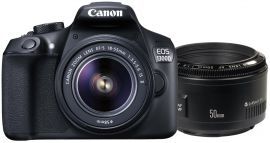 Aparat CANON EOS 1300DC III 18-55 + Obiektyw 50mm w MediaExpert