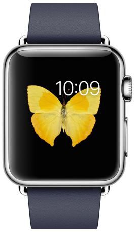 Smartwatch APPLE Watch koperta 38mm (srebrny/nocny błękit) w MediaExpert