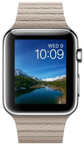 Smartwatch APPLE Watch koperta 42mm (srebrny/piaskowy)