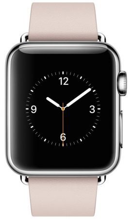 Smartwatch APPLE Watch koperta 38mm (srebrny/różowy) w MediaExpert