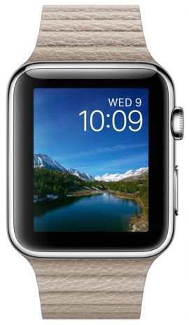 Smartwatch APPLE Watch koperta 42mm (srebrny/piaskowy)