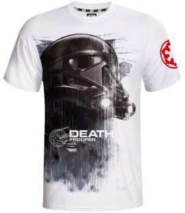 Koszulka GOOD LOOT Star Wars Death Trooper Biały M w MediaExpert
