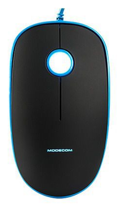 Mysz MODECOM M111 Czarno-niebieski w MediaExpert