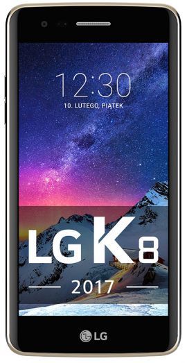 Smartfon LG K8 2017 Dual Złoty