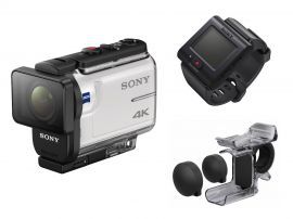 Kamera sportowa SONY FDR-X3000 (pilot z podglądem na żywo RM-LVR3 + uchwyt AKA-FGP1)