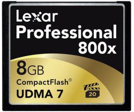 Karta LEXAR Compact Flash 8GB X800 LCF8GBCRBEU800